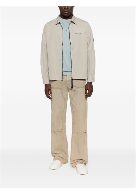 zipped lens overshirt man beige C.P. COMPANY | 20CMOS705A-110143G904